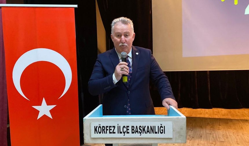 Körfez İYİ Parti'de Murteza Özün seçilmiş başkan