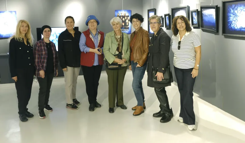 Necla Orhan 'Sarmal' Sergisi'nin konuğu oldu