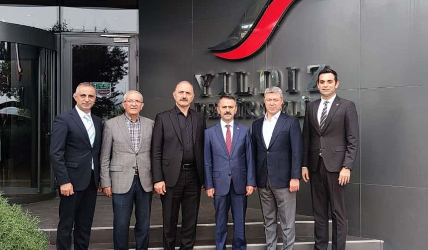 Vali İlhami Aktaş’tan Yıldız Demir Çelik’e ziyaret