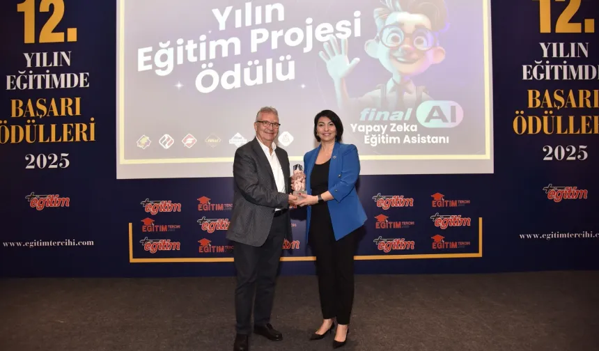  Final AI, Yılın Eğitim Projesi Ödülü'ne layık görüldü