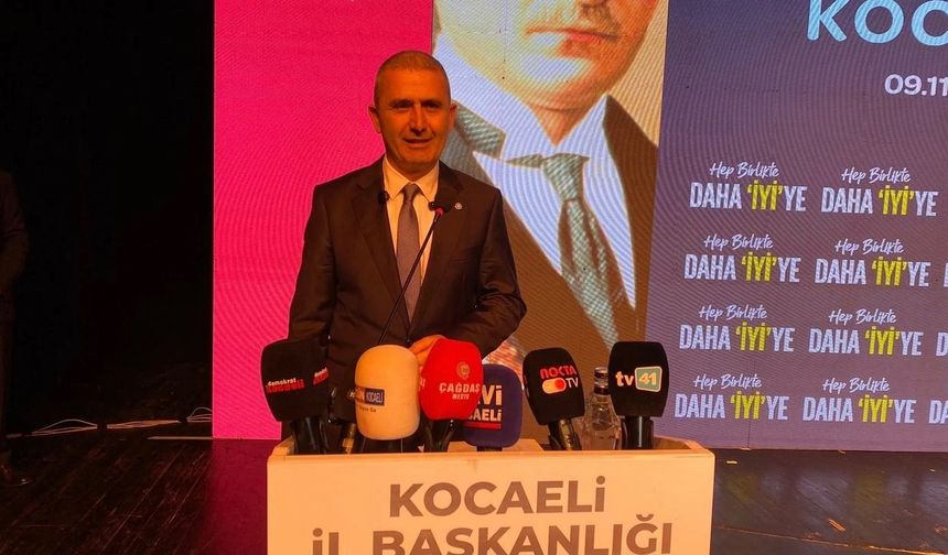 İYİ Parti Kocaeli İl yönetimi bugün mazbata alacak