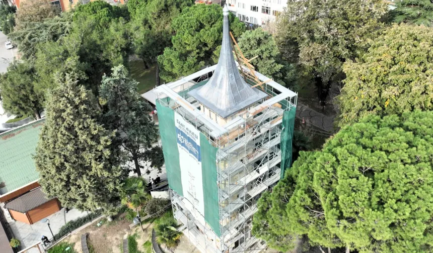 Kocaeli Büyükşehir'den tarihi kuleye dokunuş