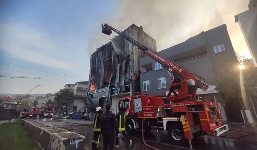 Dilovası'nda kozmetik fabrikasında yangın: 6 ölü, 1 yaralı