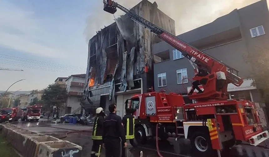 Dilovası'ndaki iş yeri yangınıyla ilgili 7 şüpheli tutuklandı