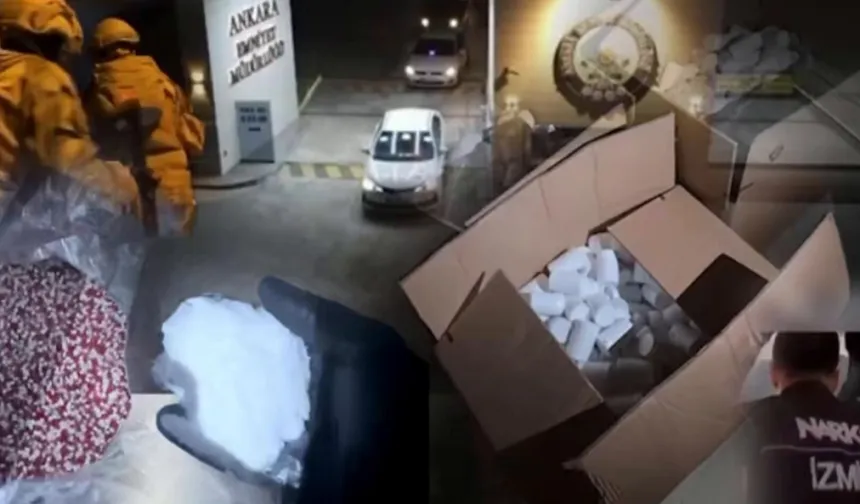 Üç ilde eş zamanlı 'Hap' darbesi! 1,9 milyon uyuşturucu hap ele geçirildi