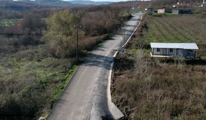 Kandıra Erikli Beyceğiz'e 3 kilometrelik yol