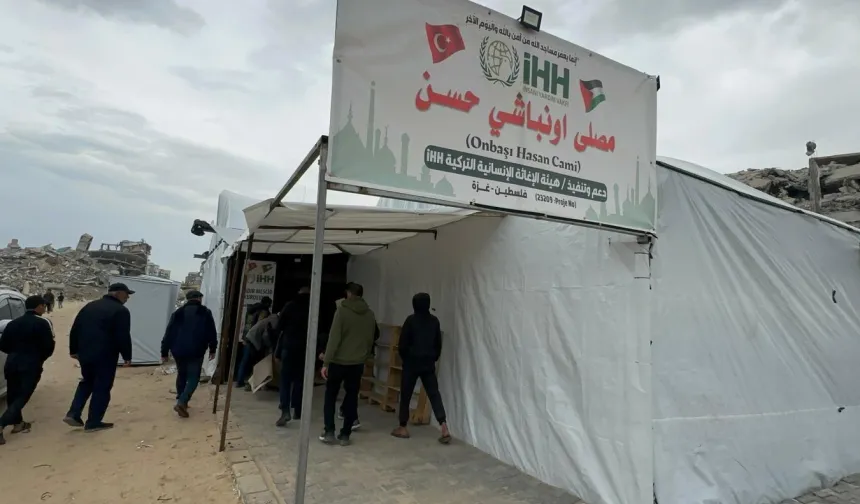 İsrail yıktı, Kocaeli Büyükşehir Gazze'de kurdu