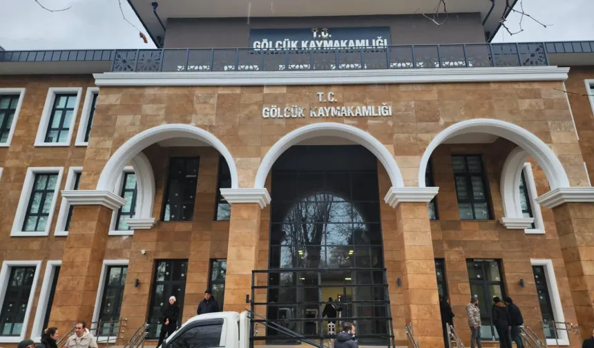 Gölcük'te Hükümet Konağı projesinde sona gelindi