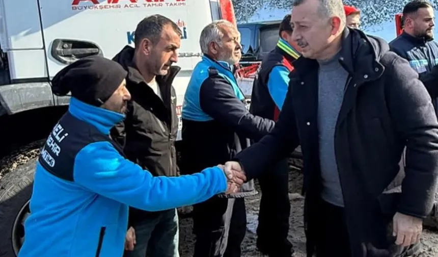 Kartepe'de yeni yıl mesaisi