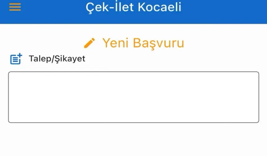 Kocaeli'de 'Çek İlet'e 5 binin üzerinde talep iletildi