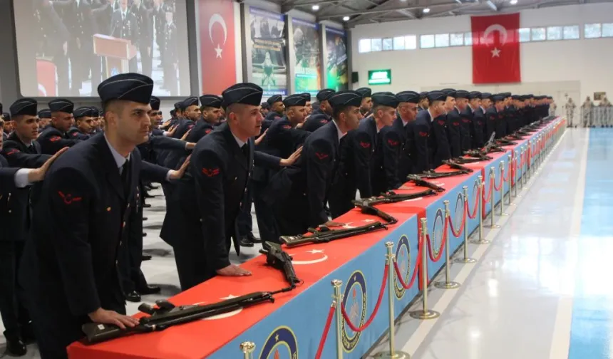 Kütahya'da 50. dönem uzman erbaş adayları yemin etti