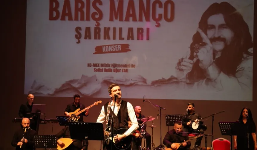 Gebze'de Barış Manço şarkılarıyla nostalji dolu gece