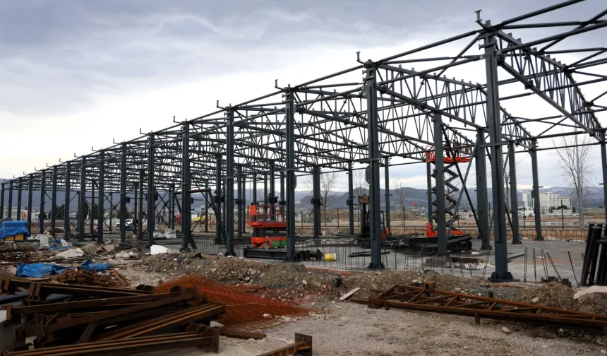 Kocaeli İtfaiye Depo Binası şekilleniyor