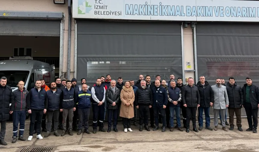 Kocaeli İzmit Belediyesi Makine İkmal Müdürlüğü'nde tasarruf hamlesi
