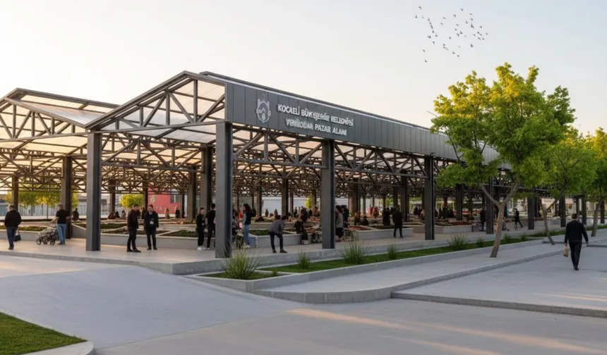İzmit'te modern kapalı pazar alanı geliyor