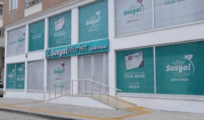 Ramazan'da sosyal market desteği devam ediyor