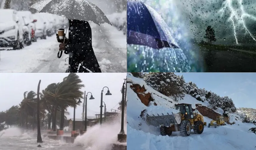 Sel ve çığ tehlikesine dikkat! Bugün hava nasıl olacak?