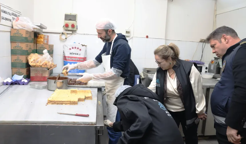 Fırın ve pastanelere şok baskın