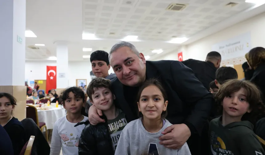 Keçiören'de yetim ve öksüz çocuklara özel sofra