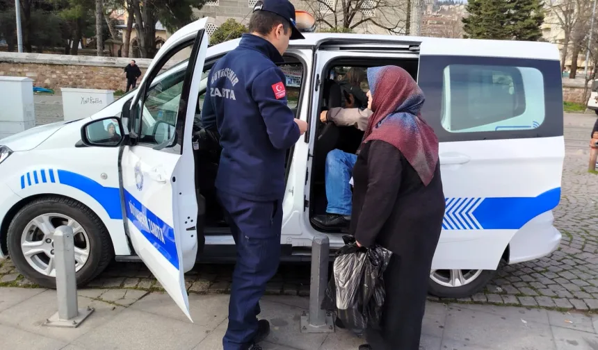 Kocaeli Zabıtası'ndan örnek duyarlılık