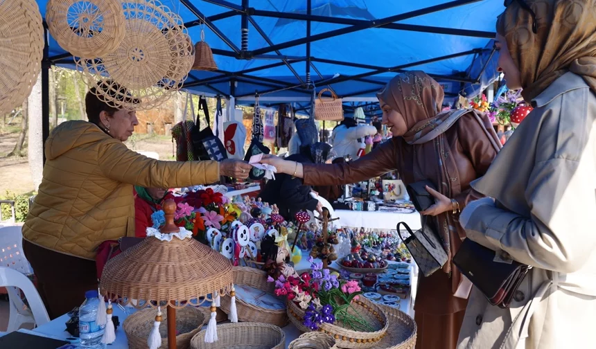 Kadın emeği Ormanya'da ziyaretçilerle buluştu