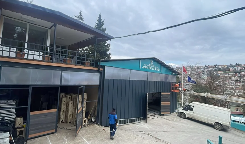 Kocaeli Büyükşehir'den mezarlıklara modern dokunuş