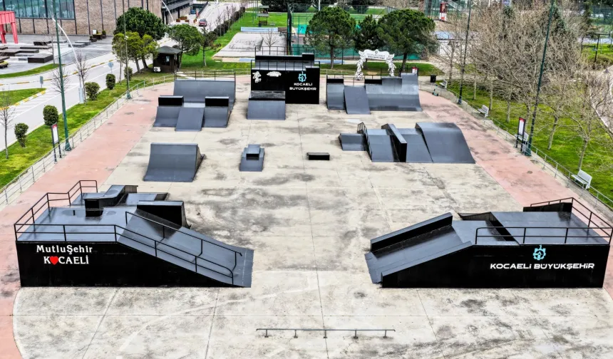 Kocaeli Sekapark'ta Skate Park yenilendi