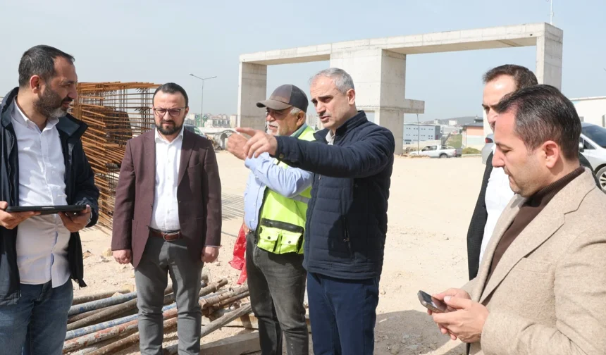 Başkan Çiftçi'den yatırımlara yakın takip