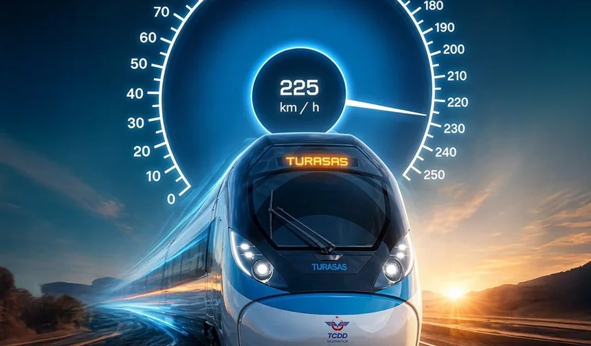 Yerli Hızlı Tren testte 225 km/s hıza ulaştı