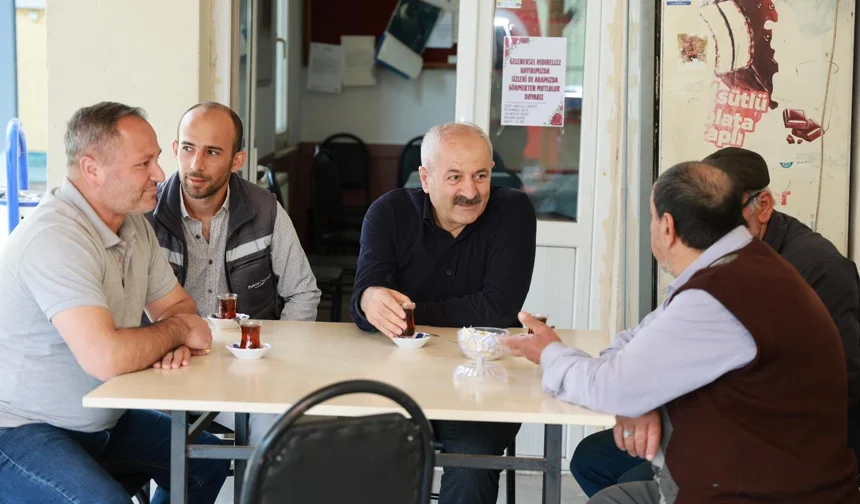 Gebze'de Başkan Büyükgöz Yağcılar sakinlerini dinledi