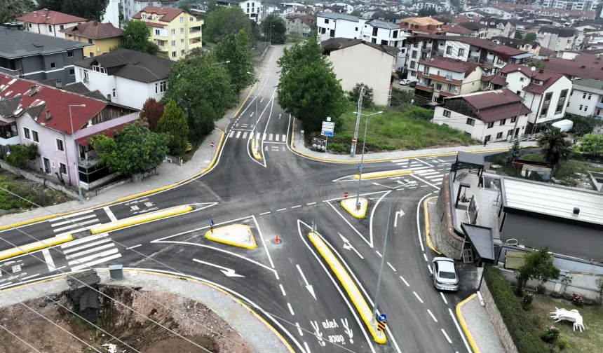Başiskele'de modern kavşak hizmete açıldı