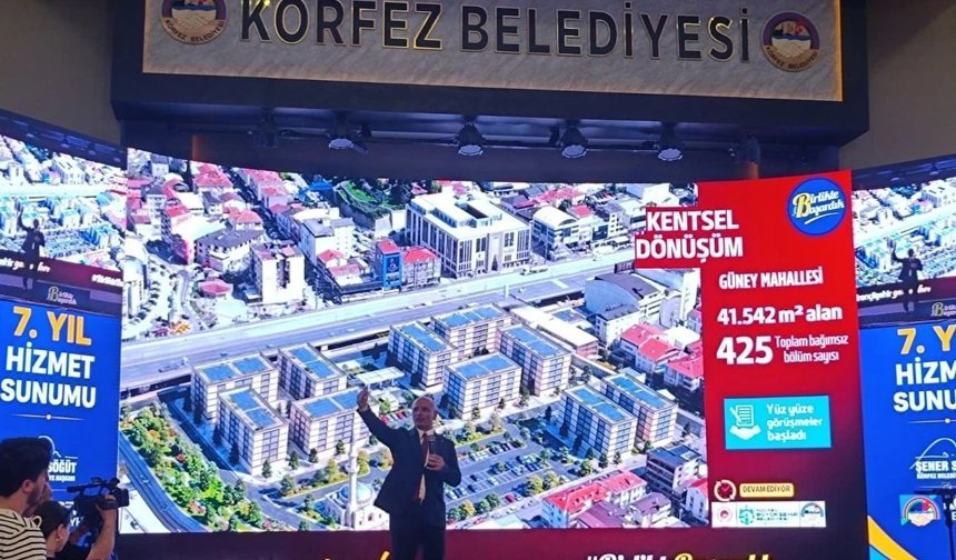 Şener Söğüt'ten "7 yılda birlikte başardık" sunumu