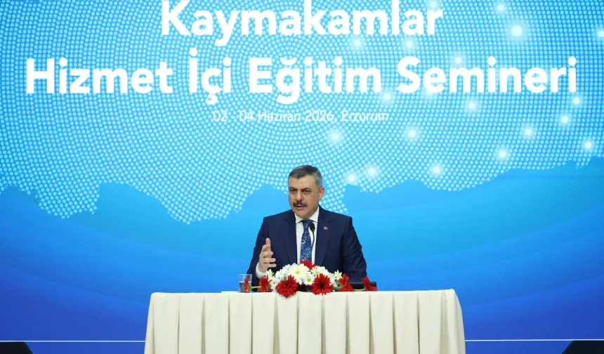 Bakan Çiftçi: Devletin gören gözü, işiten kulağısınız