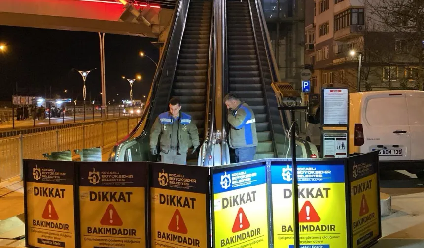 Kocaeli'de asansör ve yürüyen merdivenlere sıkı takip