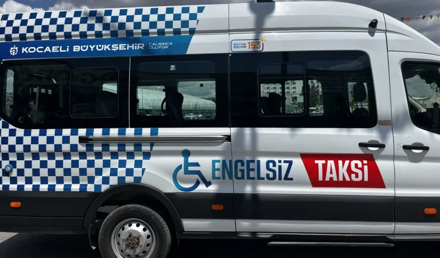 Kocaeli'nde 'Engelsiz Taksi' 6 ayda 13 bin kez yola çıktı