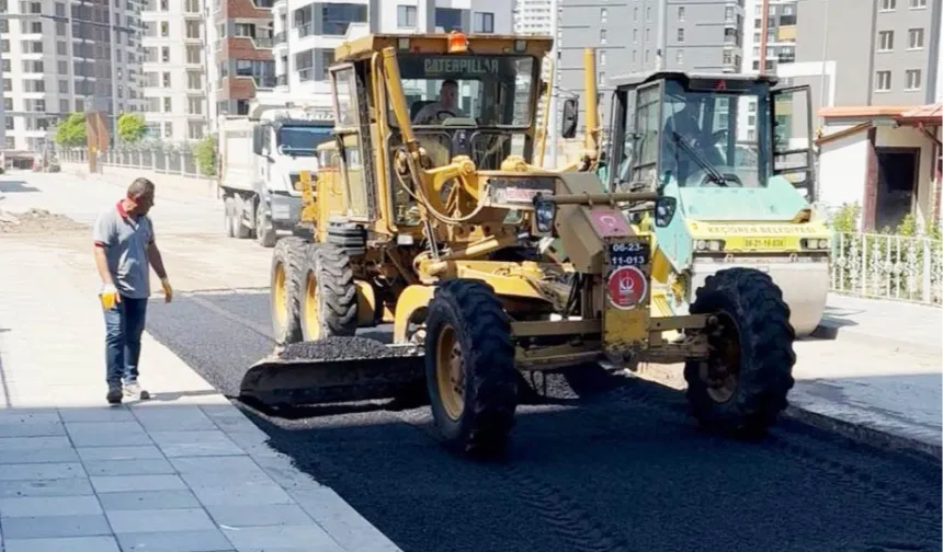 Ankara Keçiören'de Fen İşleri ekipleri sahada