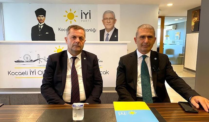 İYİ Parti Gölcük’te yeni dönem: Nihat Yıldız İlçe başkanı oldu