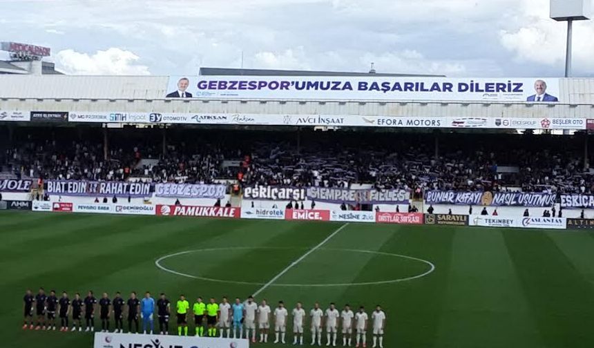 Güzide Gebzespor, Elazığspor’u ağırladı…