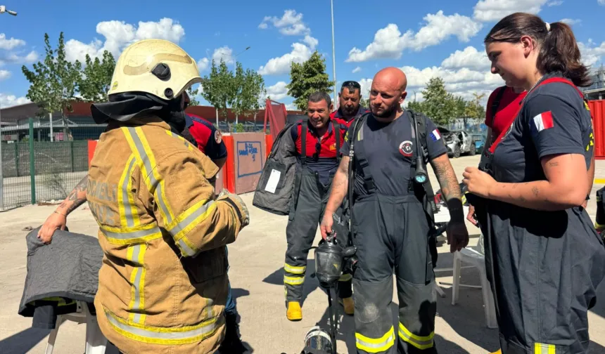 Kocaeli İtfaiyesi'nden Fransa'ya tecrübe köprüsü