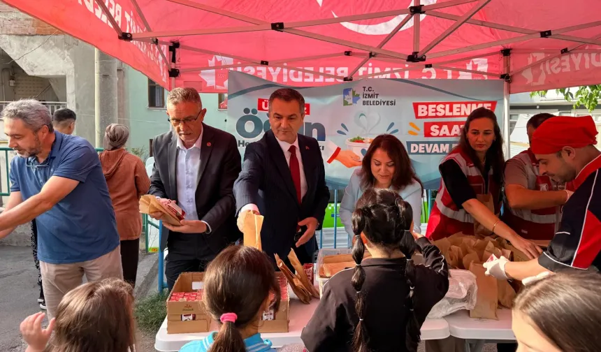 İzmit'te Beslenme Saati Projesi üç okulda devam etti