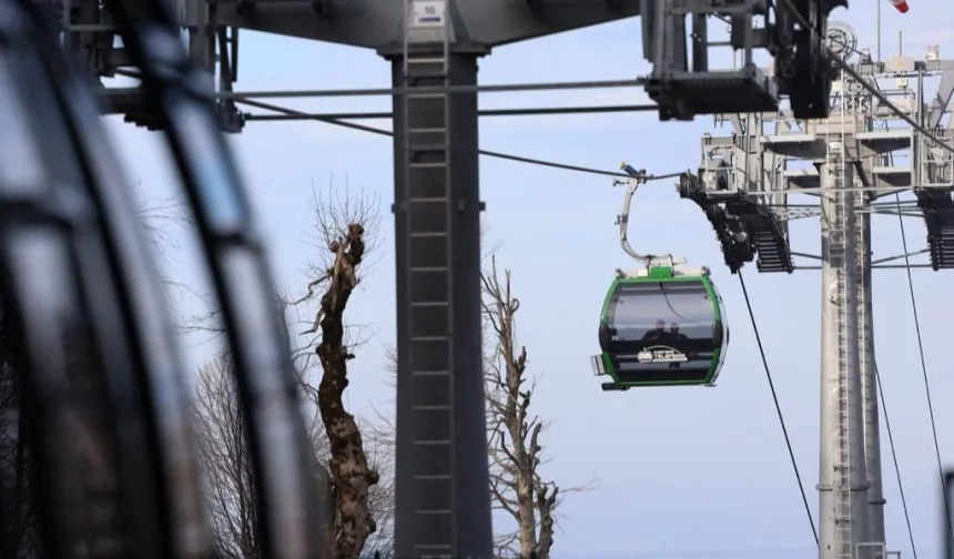Kocaeli'de Kartepe Teleferik kış bakımına giriyor