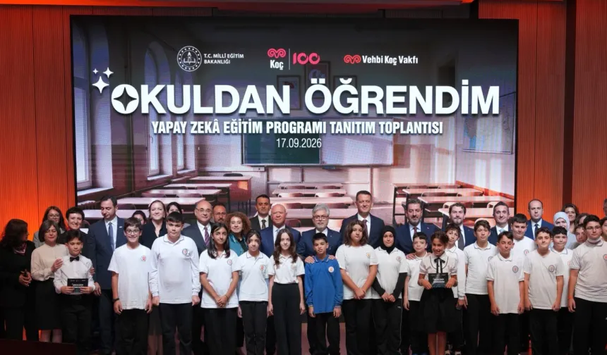Ortaokul öğrencileri için 'yapay zekâ eğitim programı' tanıtıldı