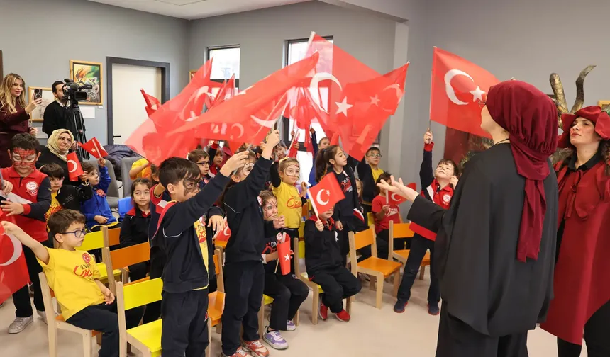 Keçiören'de Cumhuriyet coşkusu çocukların hayalleriyle buluştu