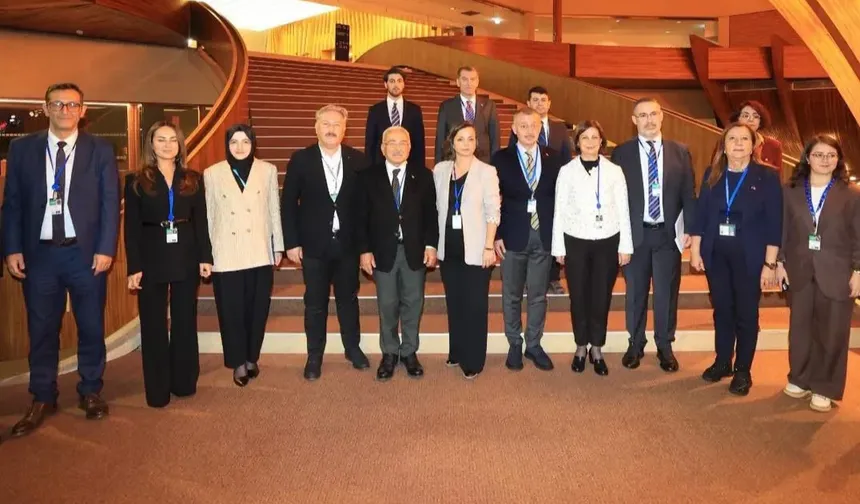 Başkan Büyükakın, Strazburg'da Türk heyetine başkanlık etti