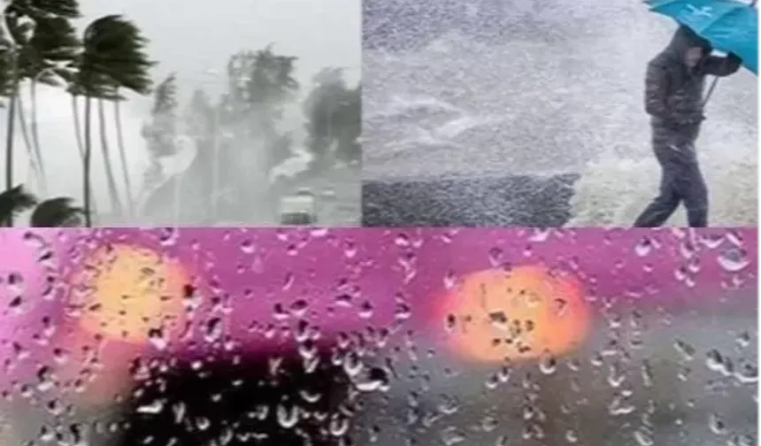 Meteoroloji'den sağanak ve fırtına uyarısı... Yağış birçok bölgeyi etkiliyor